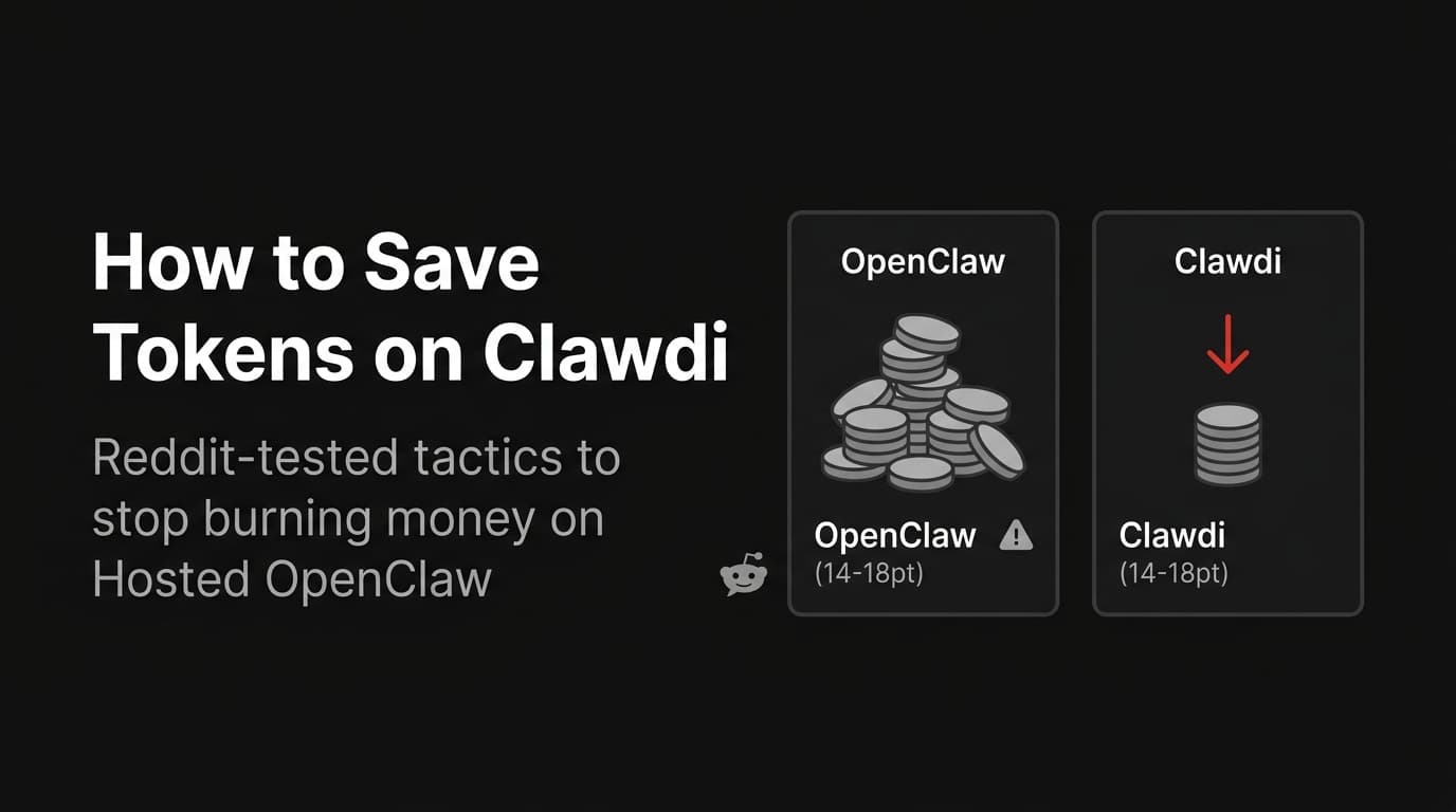 How to Save Tokens on Clawdi cover